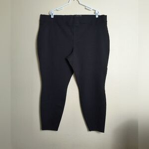 Terra & Sky Women's Black Jeggings Pull On 3x (24w-26W